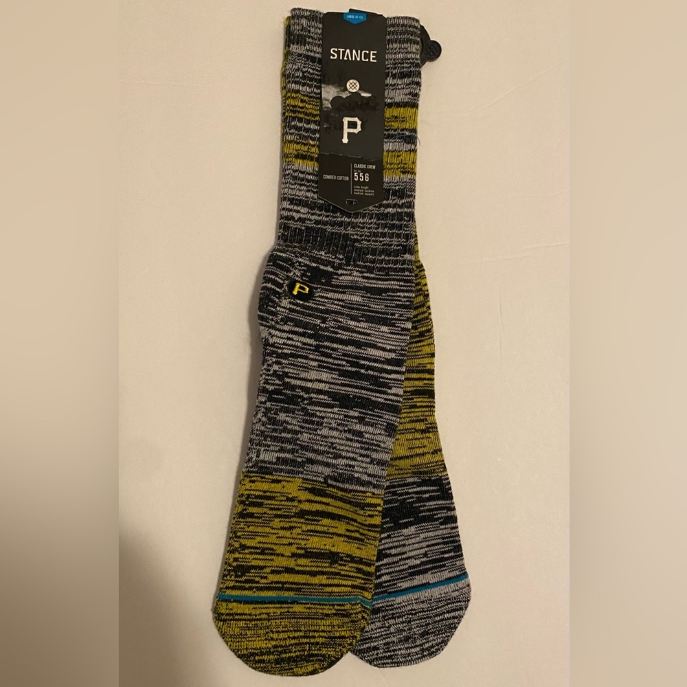 Stance Socks Pittsburgh Pirates Crew Socks New Size Lg